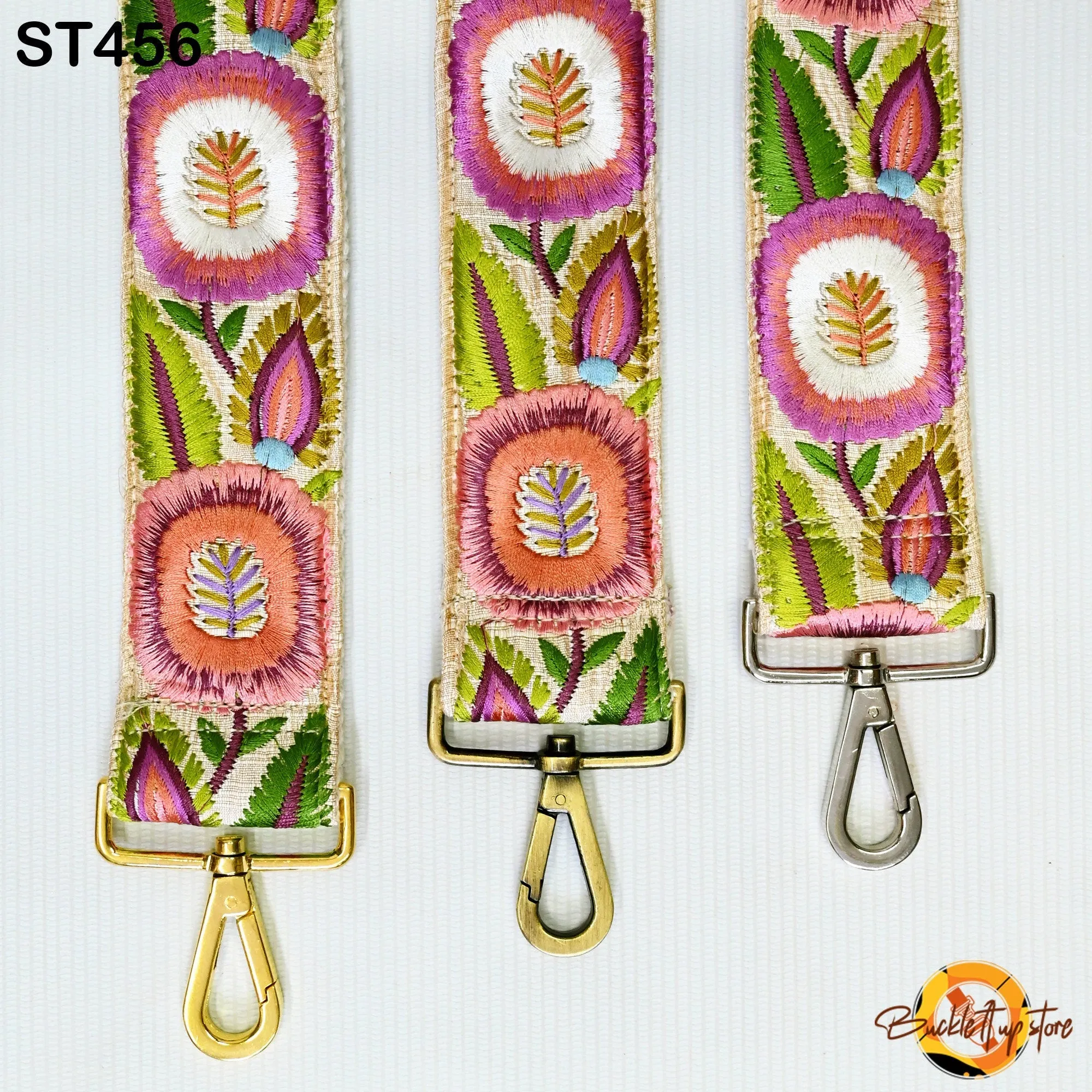 Gift Friend Crossbody Boho Sling Bag Strap for Purses Embroidery Adjustable Guitar Strap Replacement Handbag Strap Embroidered Camera Strap