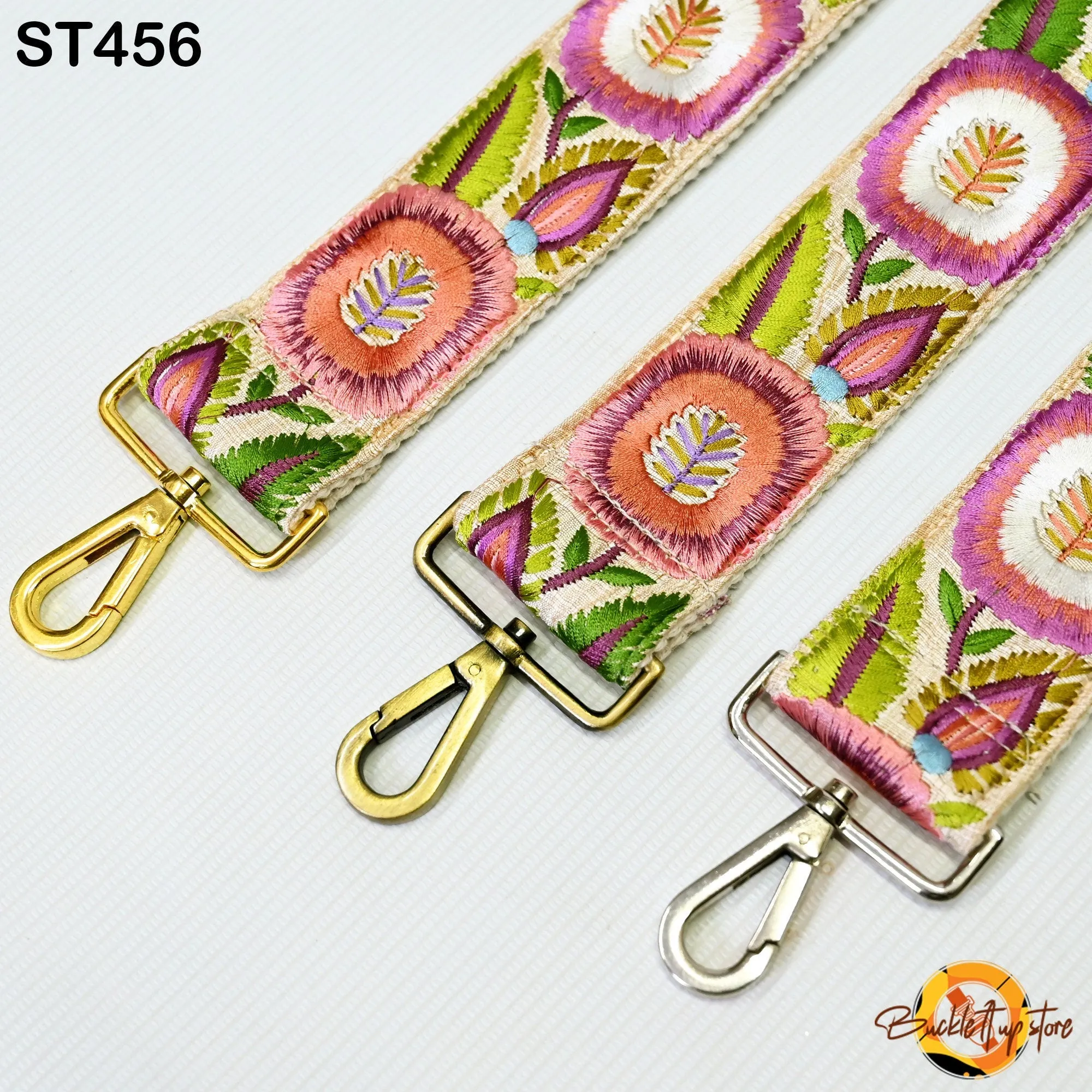 Gift Friend Crossbody Boho Sling Bag Strap for Purses Embroidery Adjustable Guitar Strap Replacement Handbag Strap Embroidered Camera Strap