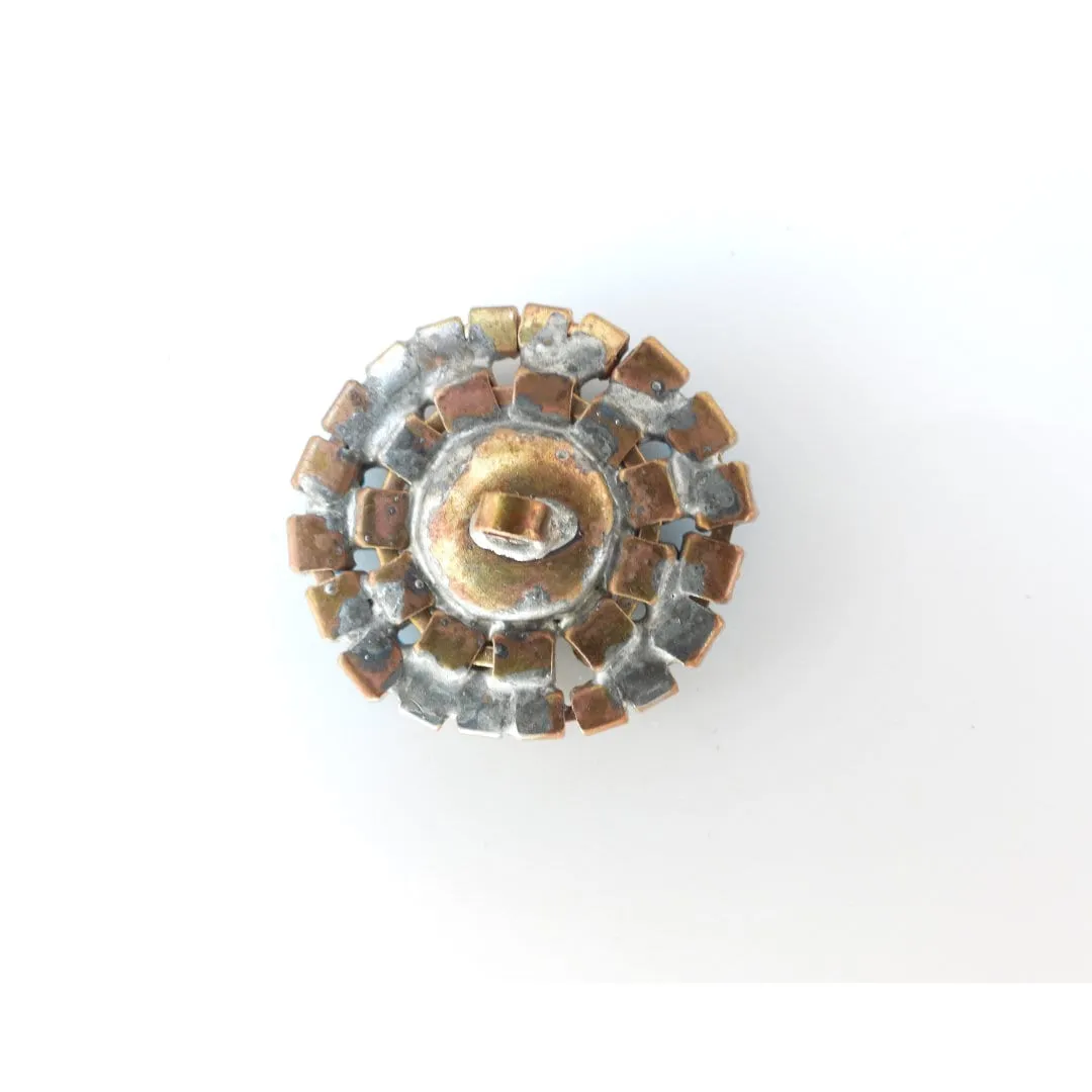 Glass button for embellishment