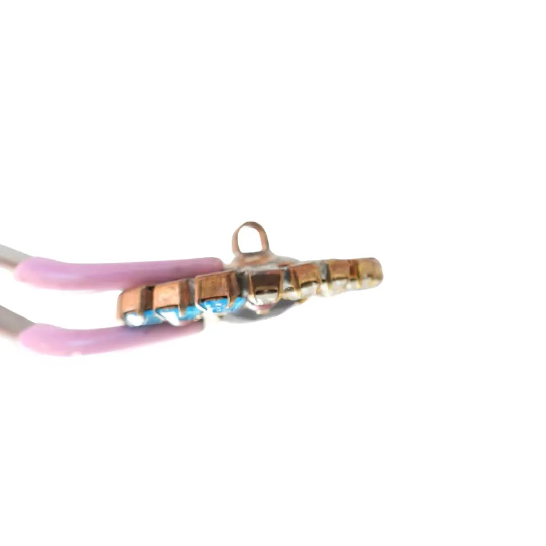 Glass button for embellishment