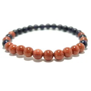 Goldstone Anklet Glittery Grounded Gorgeous Gems