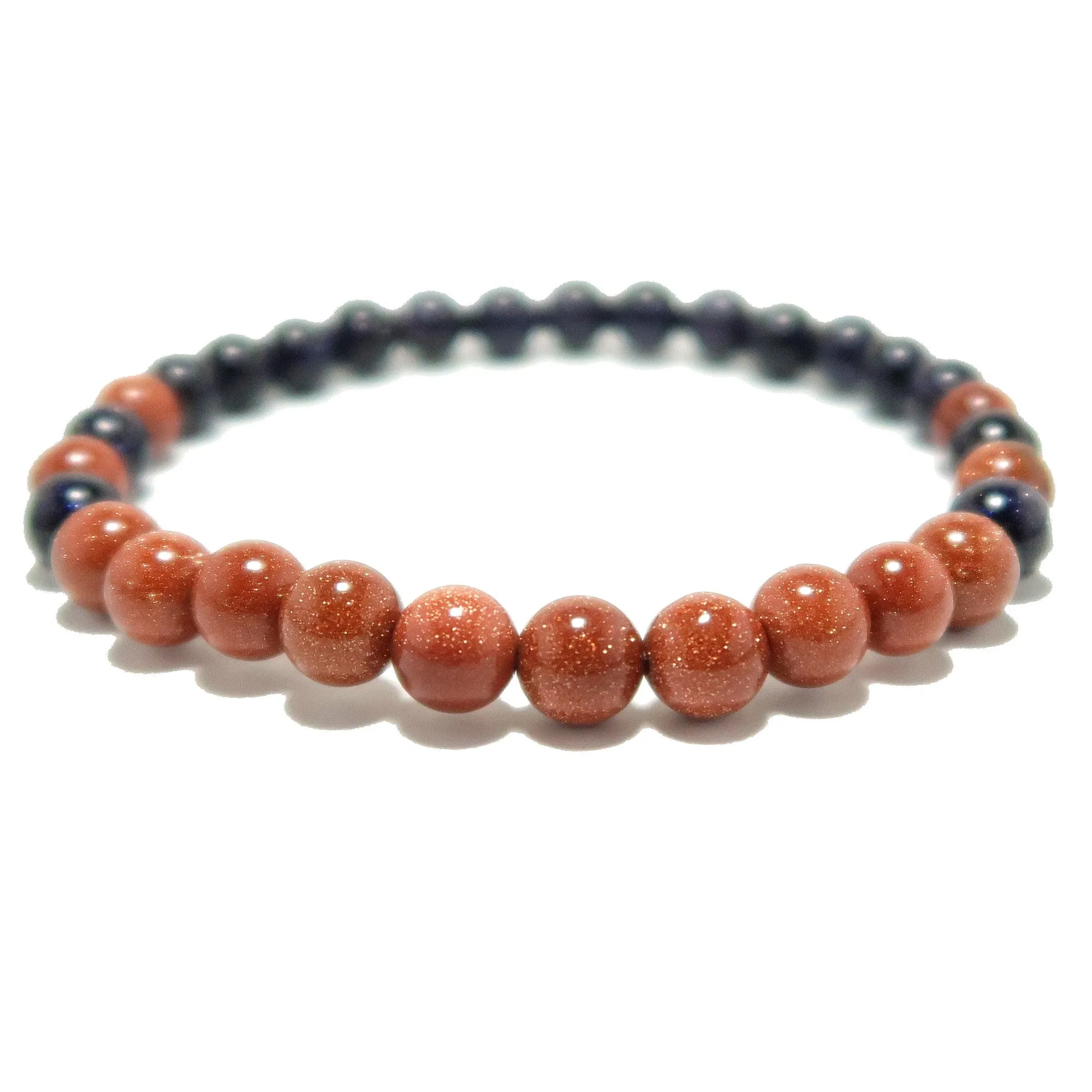 Goldstone Anklet Glittery Grounded Gorgeous Gems