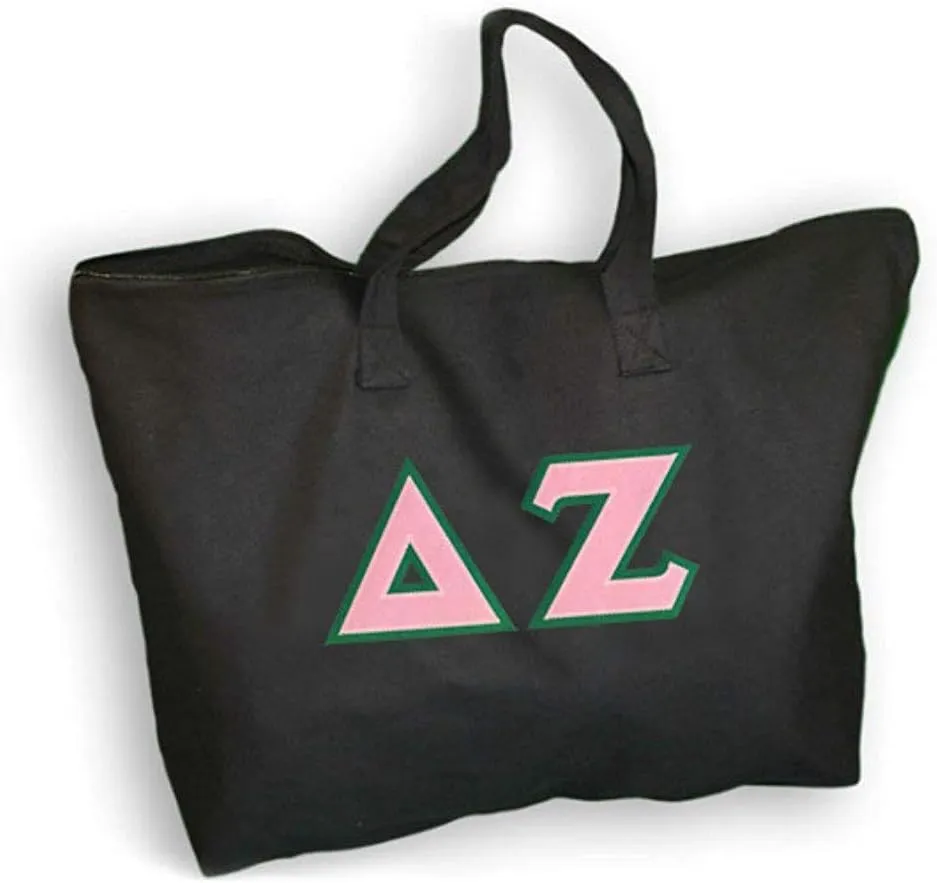 Greekgear Delta Zeta Lettered Tote Bag