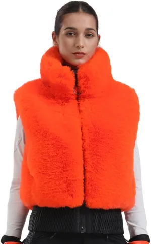 GSOU SNOW Women Ski Jacket Faux Fur Snowboard Coat Snow Jacket Winter Outdoor Warm