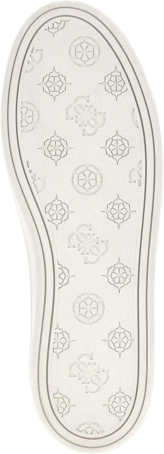 GUESS Bonny Women's Shoes Sneaker in White Embossed Leather D24GU17 FL7BNNFAL12