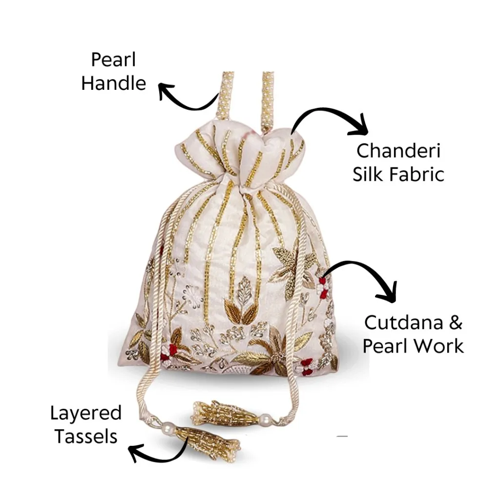 Gulaab Embellished Potli