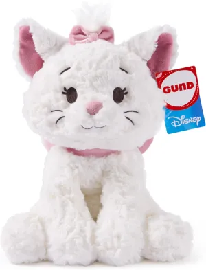 GUND Disney Official Marie Plush, Disney Cozys Collection, The Aristocats Toys, Kitten Stuffed Animal for Ages 1 and Up, White, 10”