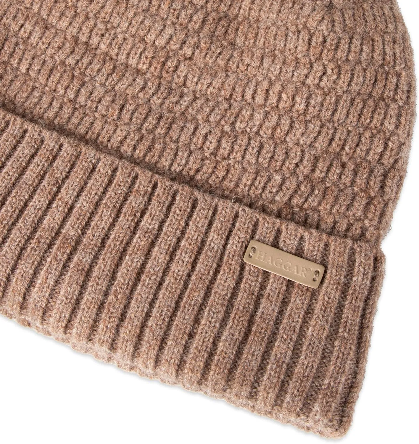 Haggar Men's Knit Cuffed Beanie Hat