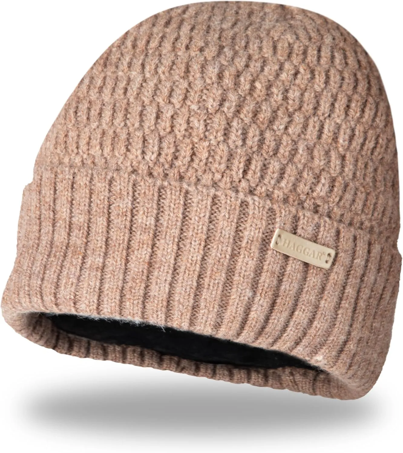 Haggar Men's Knit Cuffed Beanie Hat