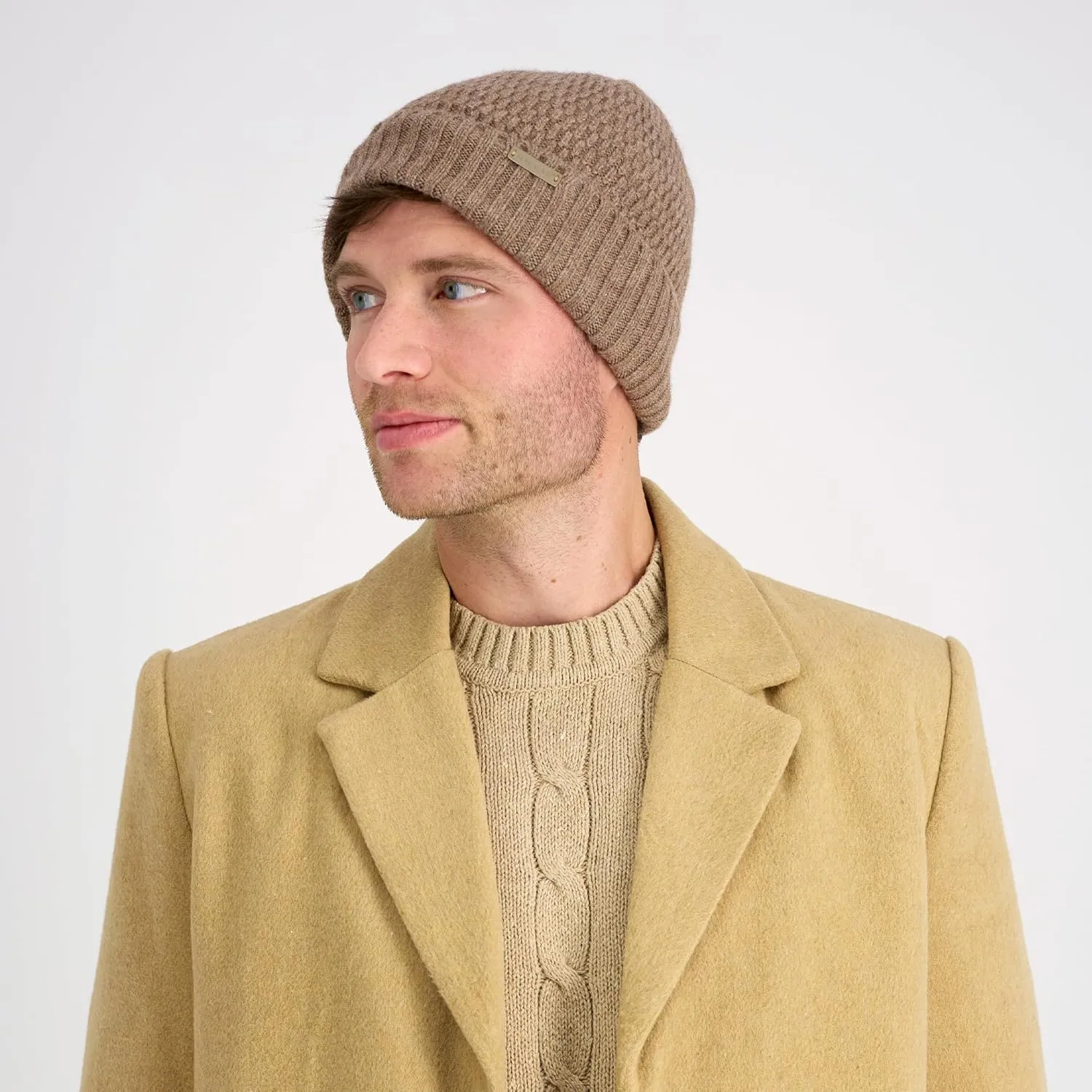 Haggar Men's Knit Cuffed Beanie Hat