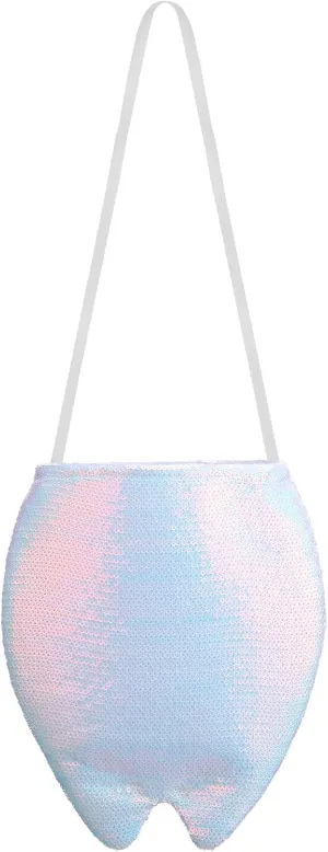Halloween Sparkling Tooth Treat Bag Halloween Treat Bags Halloween Goodie Bags Halloween Tooth Fairy Bags Halloween Bags for Halloween Cosplay Party