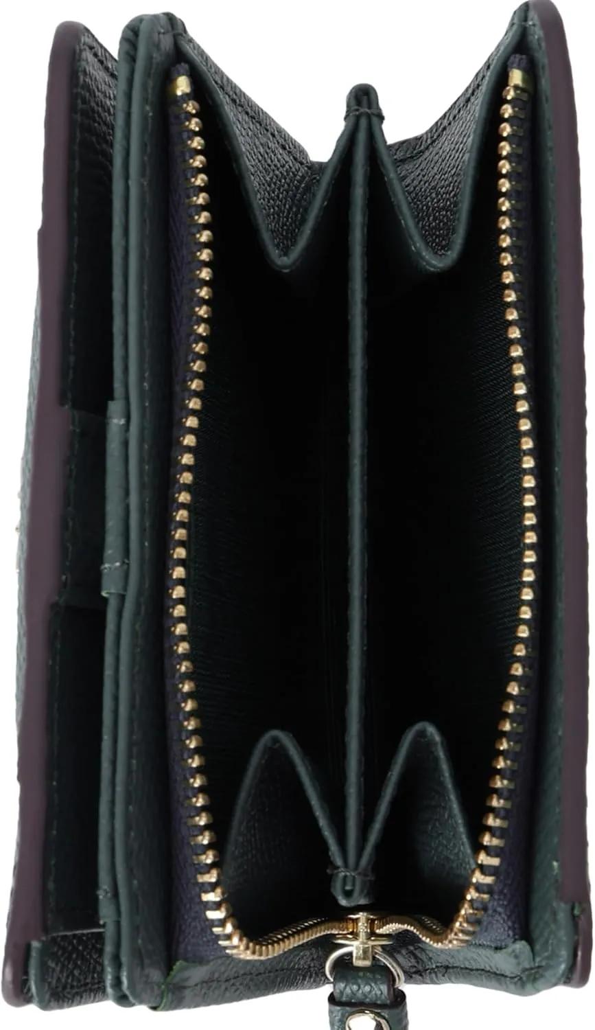 Hanae Mori EVA HMP740 Women's Bi-fold Zipper Coin Purse