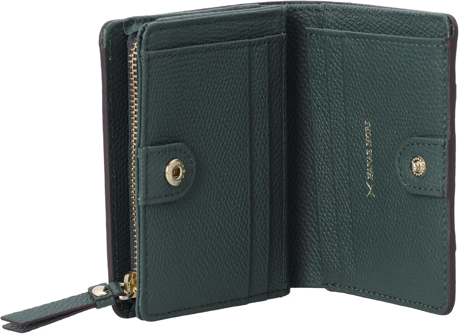 Hanae Mori EVA HMP740 Women's Bi-fold Zipper Coin Purse