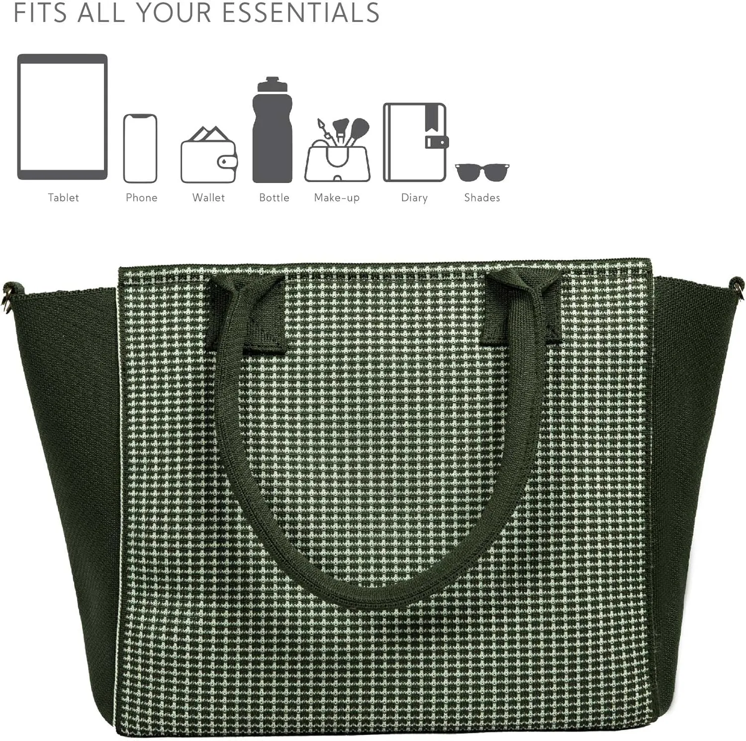 Handbag for Women & Girls | Stylish and spacious bag with premium metal fittings and crossbody strap.
