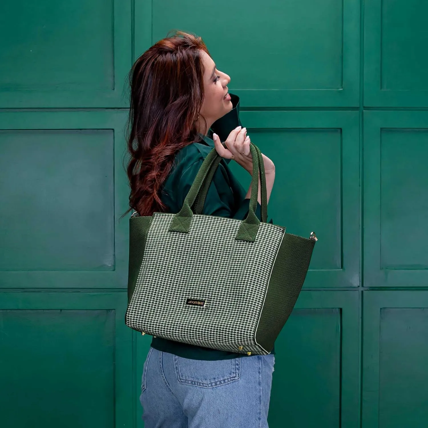 Handbag for Women & Girls | Stylish and spacious bag with premium metal fittings and crossbody strap.
