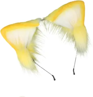 Handmade Cat Fox Wolf Ears Headband Fluffy Animals Ears Headwear for Christmas Cosplay Costume Accessories