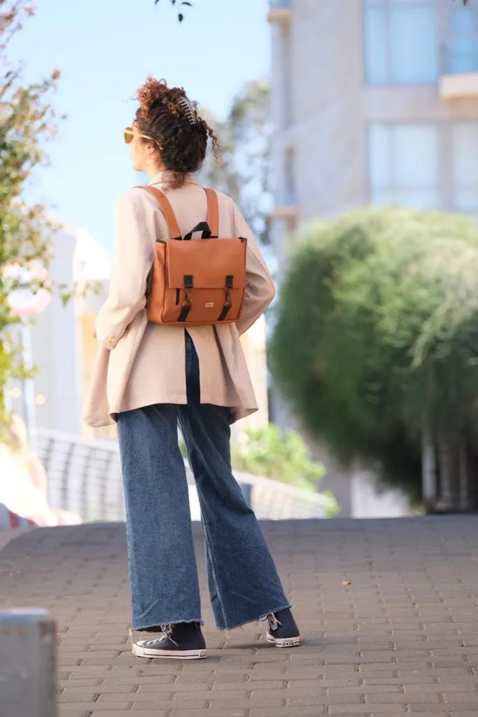 Happy Mandarin Orange Jaffa Backpack/Side Bag
