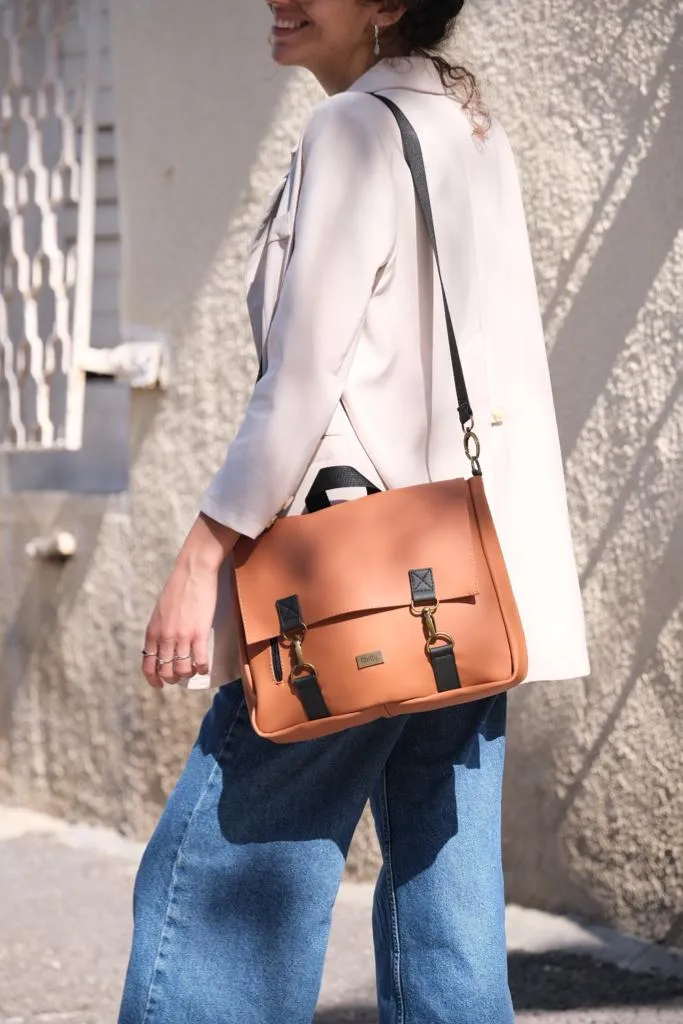 Happy Mandarin Orange Jaffa Backpack/Side Bag