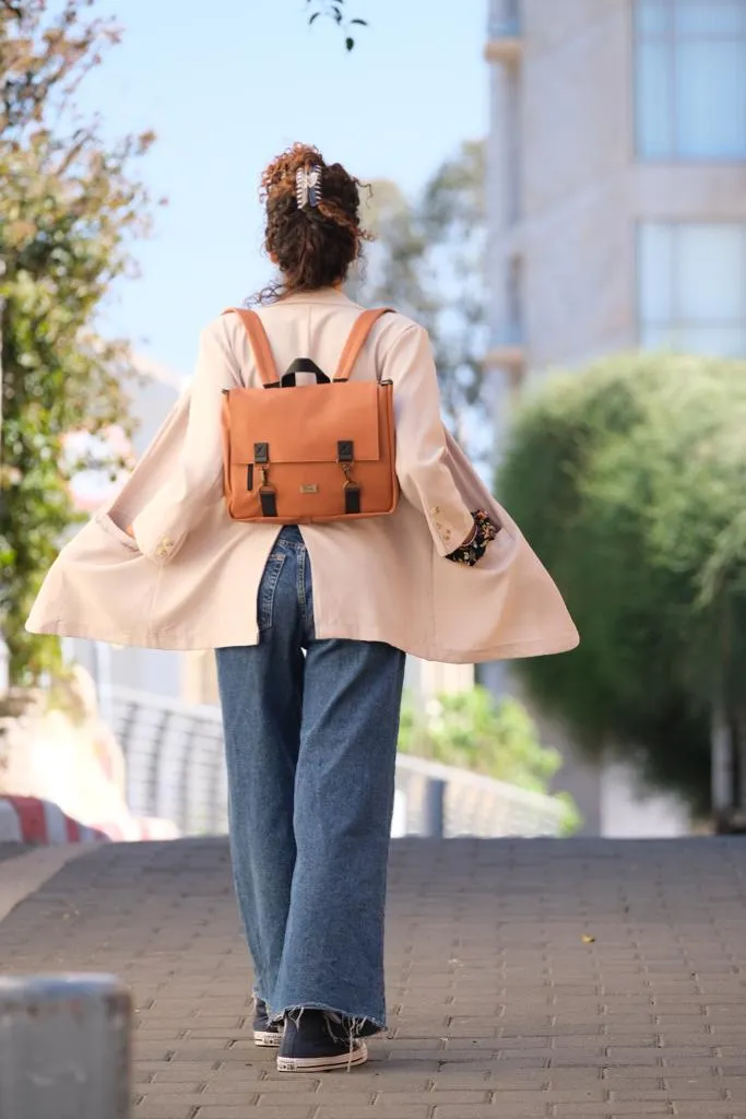 Happy Mandarin Orange Jaffa Backpack/Side Bag