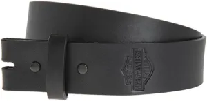 Harley-Davidson Men's Plain & Simple Bar & Shield Belt Strap, HDMST10991-BLK