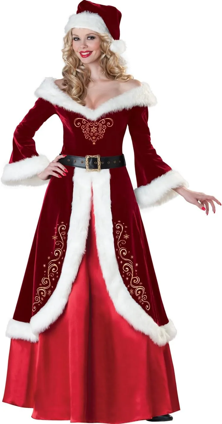 Incharacter Costumes, LLC Flocked Velvet Dress