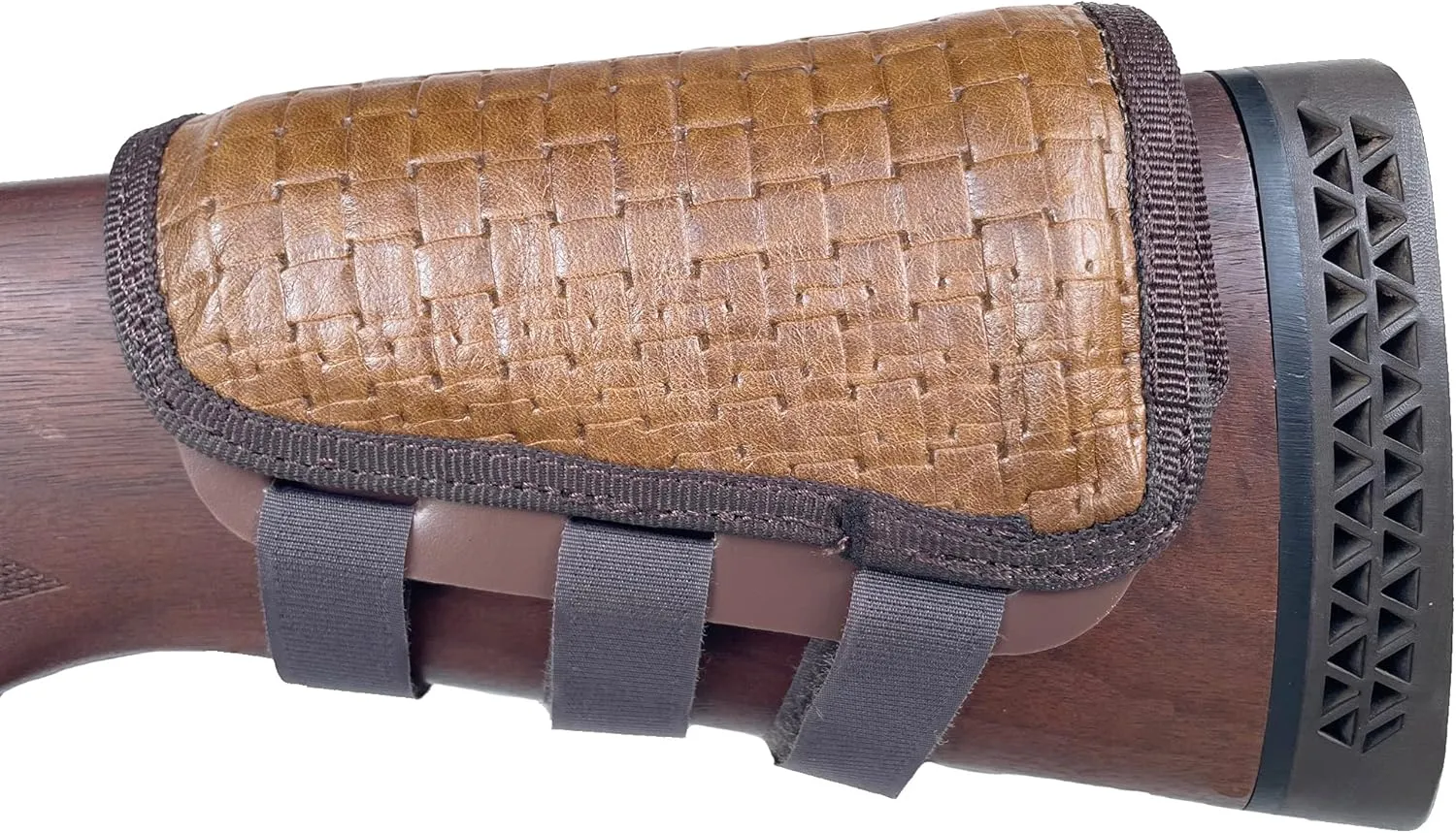 ITC Rifle Cheek Pad/Cheek Riser/CheekRest Marksmanship/Basket Weave Leather