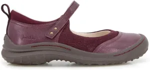 Jambu Womens Ezra Embossed Mary Jane Flats Casual - Red