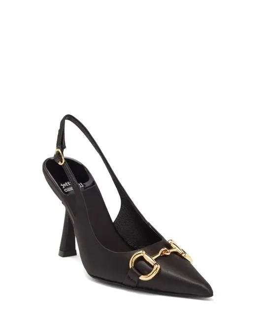 JEFFREY CAMPBELL ESTELLA POINTED TOE SLINGBACK PUMPS