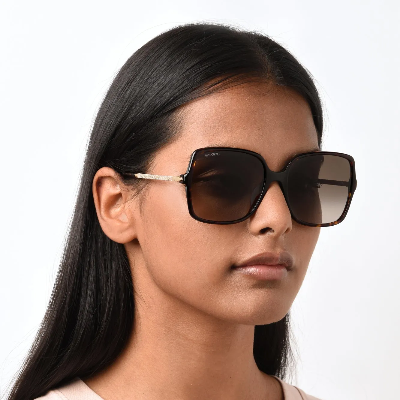 Jimmy Choo EPPIE/G/S 086 57HA (JC23) Unisex Havana