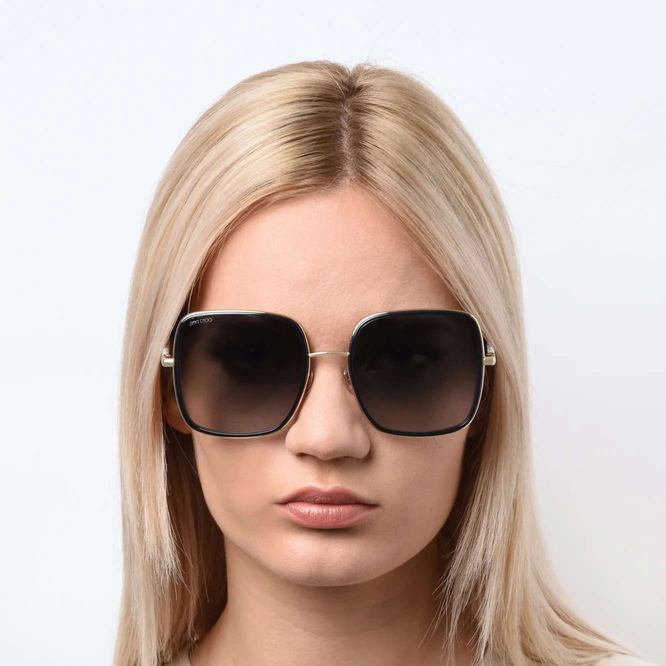 Jimmy Choo JAYLA/S 2F7 579O  (JC7) Unisex Gold Grey
