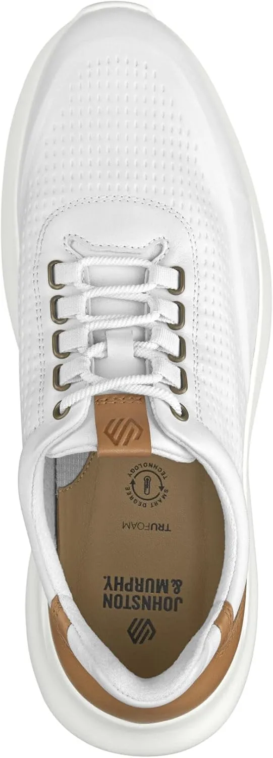 Johnston & Murphy Amherst 2.0 Embossed U-Throat Men’s Shoe – Mens Walking Shoes, Lightweight Casual Dress Sneakers for Men