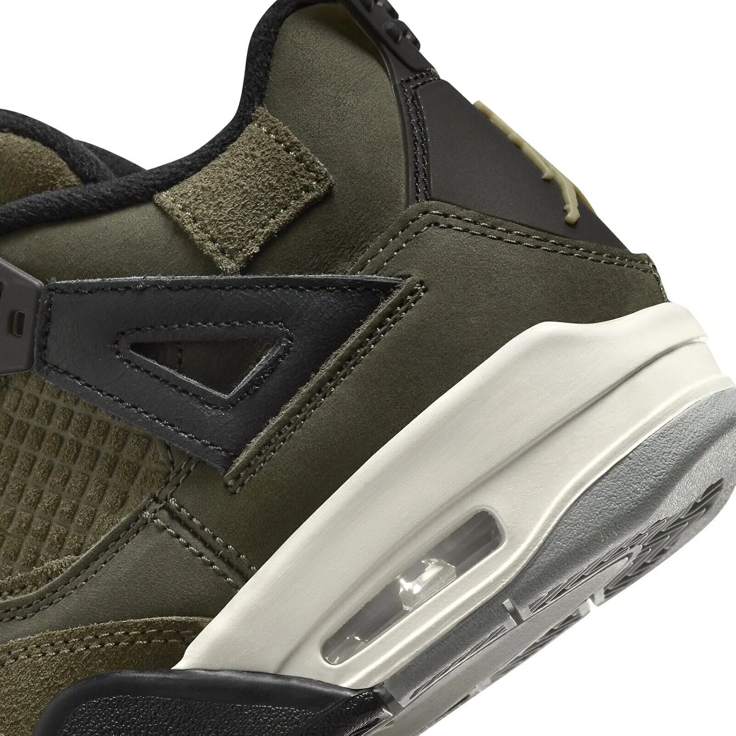 Jordan Big Kid's 4 Retro SE Craft Medium Olive/Pale Vanilla (FB9928 200)