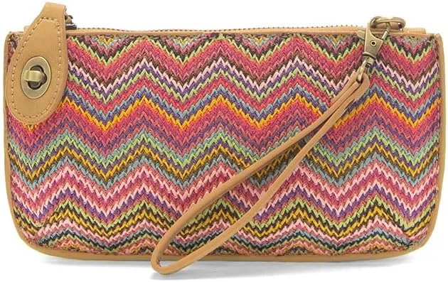 Joy Susan Women's Fashion Purse Straw Mini Crossbody Wristlet