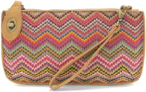Joy Susan Women's Fashion Purse Straw Mini Crossbody Wristlet