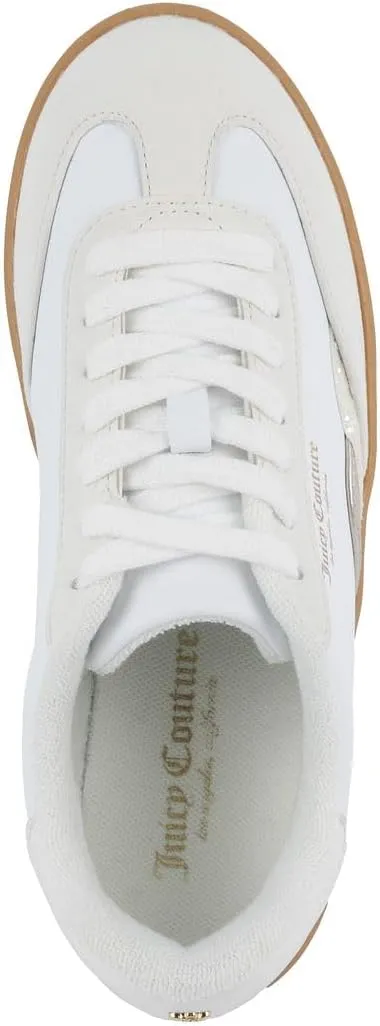 Juicy Couture Women's Lace-Up Fashion Sneaker Shoes – Classic Tennis Trainers for Casual, Comfortable Walking