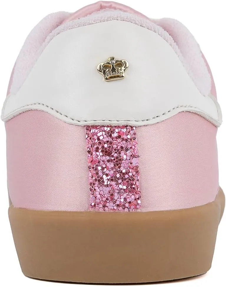 Juicy Couture Women's Lace-Up Fashion Sneaker Shoes – Classic Tennis Trainers for Casual, Comfortable Walking
