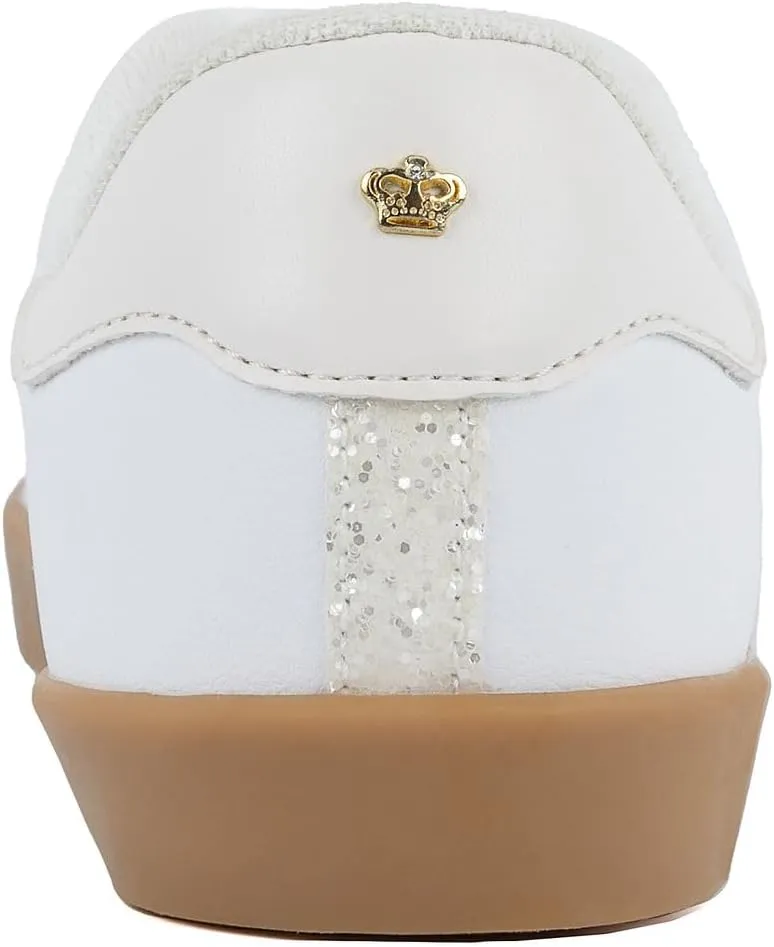 Juicy Couture Women's Lace-Up Fashion Sneaker Shoes – Classic Tennis Trainers for Casual, Comfortable Walking