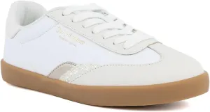 Juicy Couture Women's Lace-Up Fashion Sneaker Shoes – Classic Tennis Trainers for Casual, Comfortable Walking