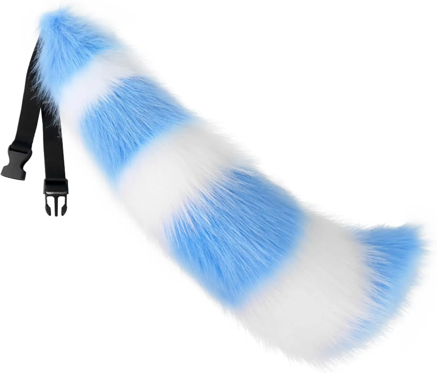 JUNBOON Faux Fur Tail for Cosplay Halloween Party Costume