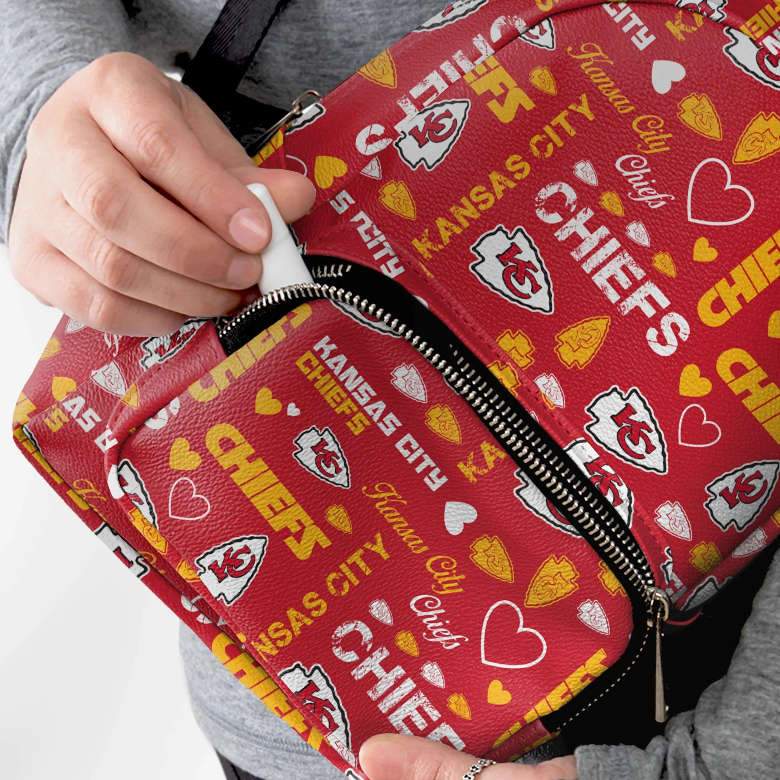 Kansas City Chiefs Logo Love Mini Backpack