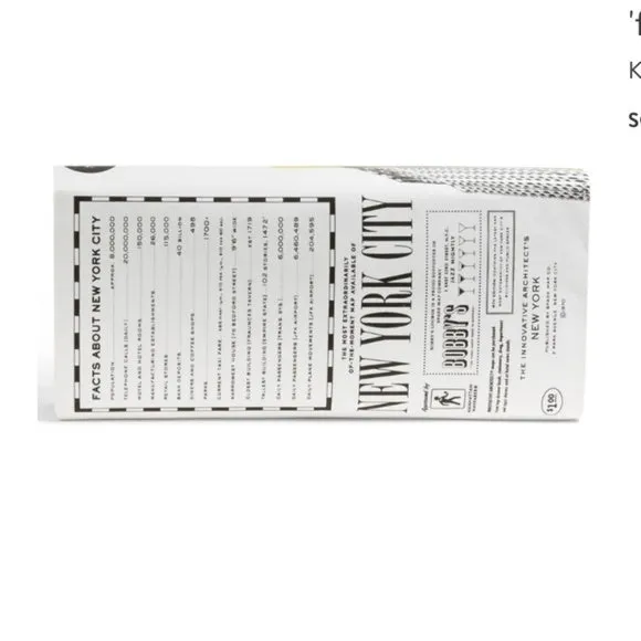 KATE SPADE FAR FROM THE TREE NYC MAP CLUTCH BAG