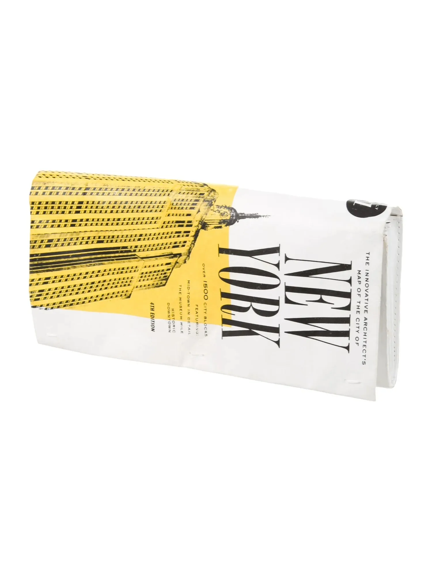 KATE SPADE FAR FROM THE TREE NYC MAP CLUTCH BAG
