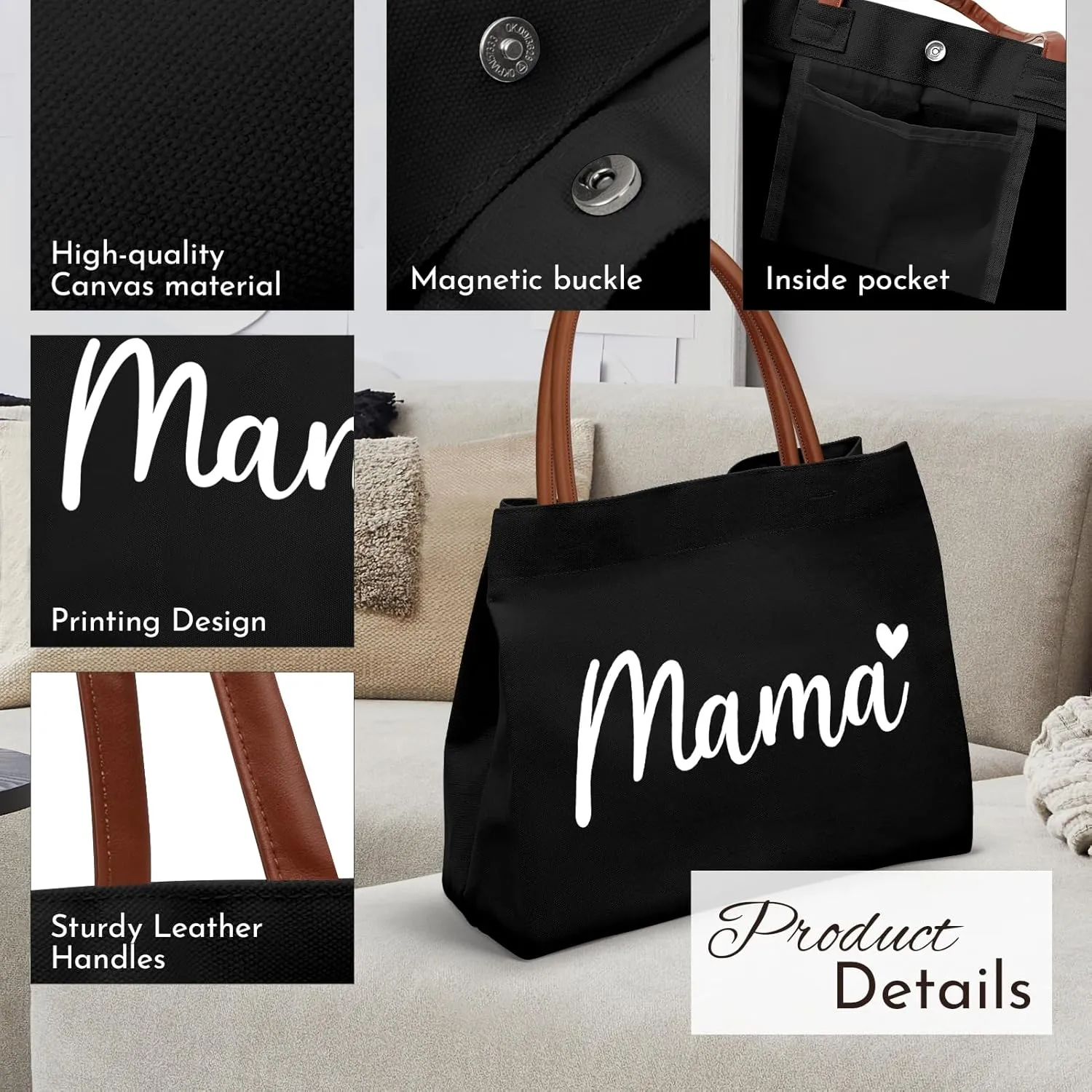 KLL Mom Bag Mothers Day Gifts： Gifts for Mom, New Mom Gifts, Christmas Gifts, Birthday Gifts for Mom