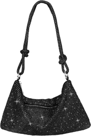 Lady Evening Clutch Handbag Sparkling Women's Clutch Purses Glitter Handbag Classic Shoulder Bag for Wedding Prom Party