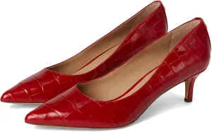 Lauren Ralph Lauren Women's Adrienne Crocodile-Embossed Leather Pumps
