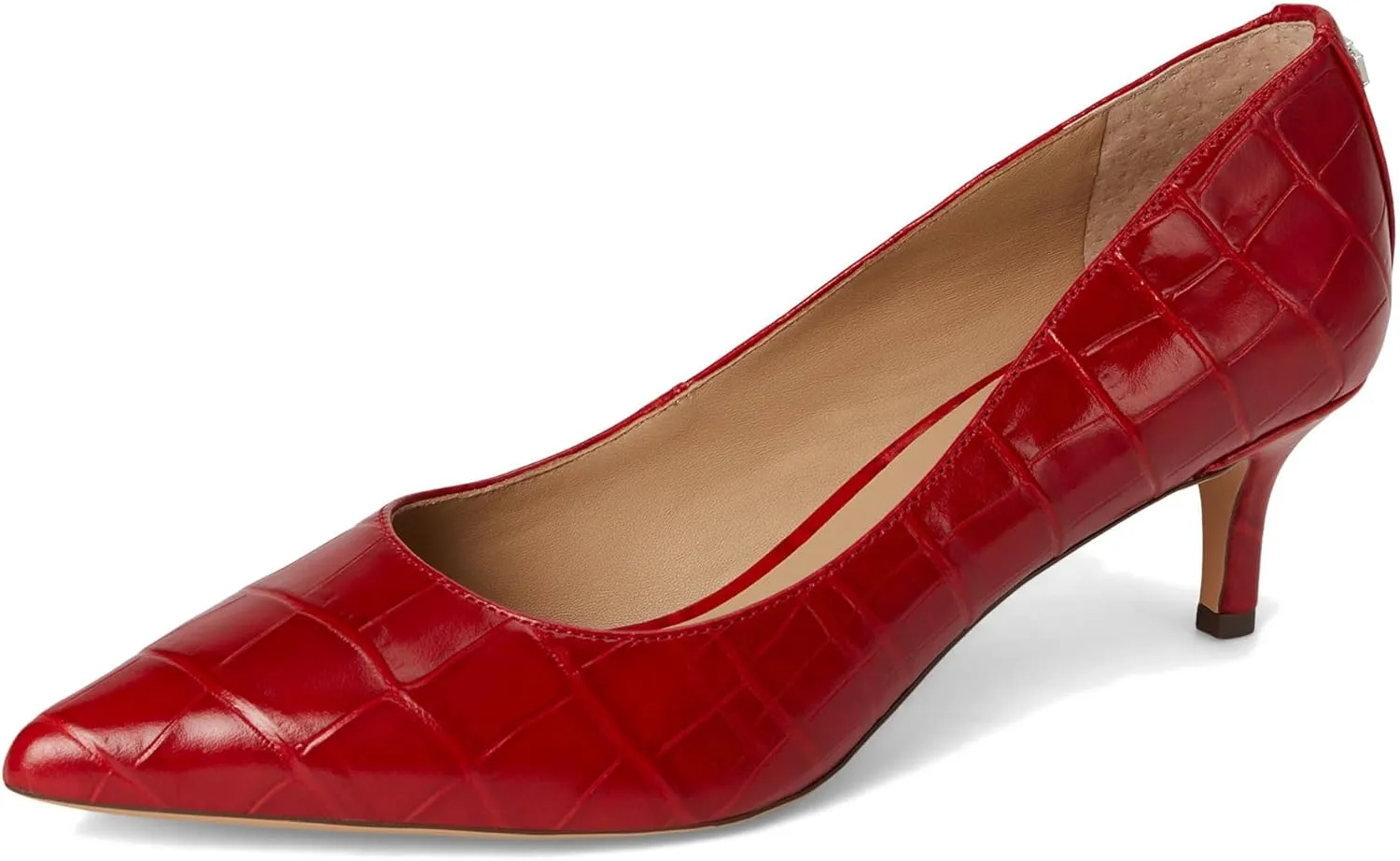 Lauren Ralph Lauren Women's Adrienne Crocodile-Embossed Leather Pumps