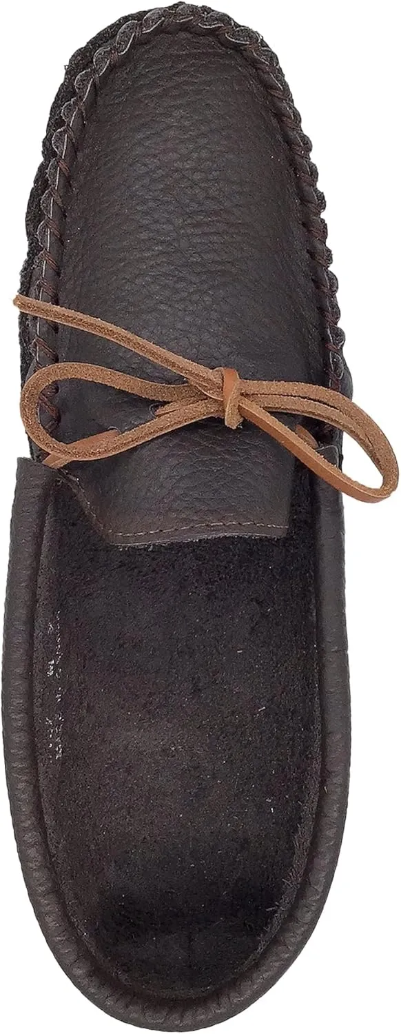 Laurentian Chief Men's Buffalo Hide Earthing Moccasins