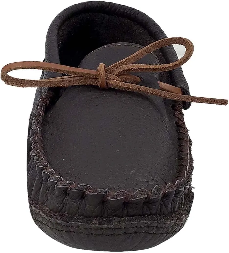 Laurentian Chief Men's Buffalo Hide Earthing Moccasins