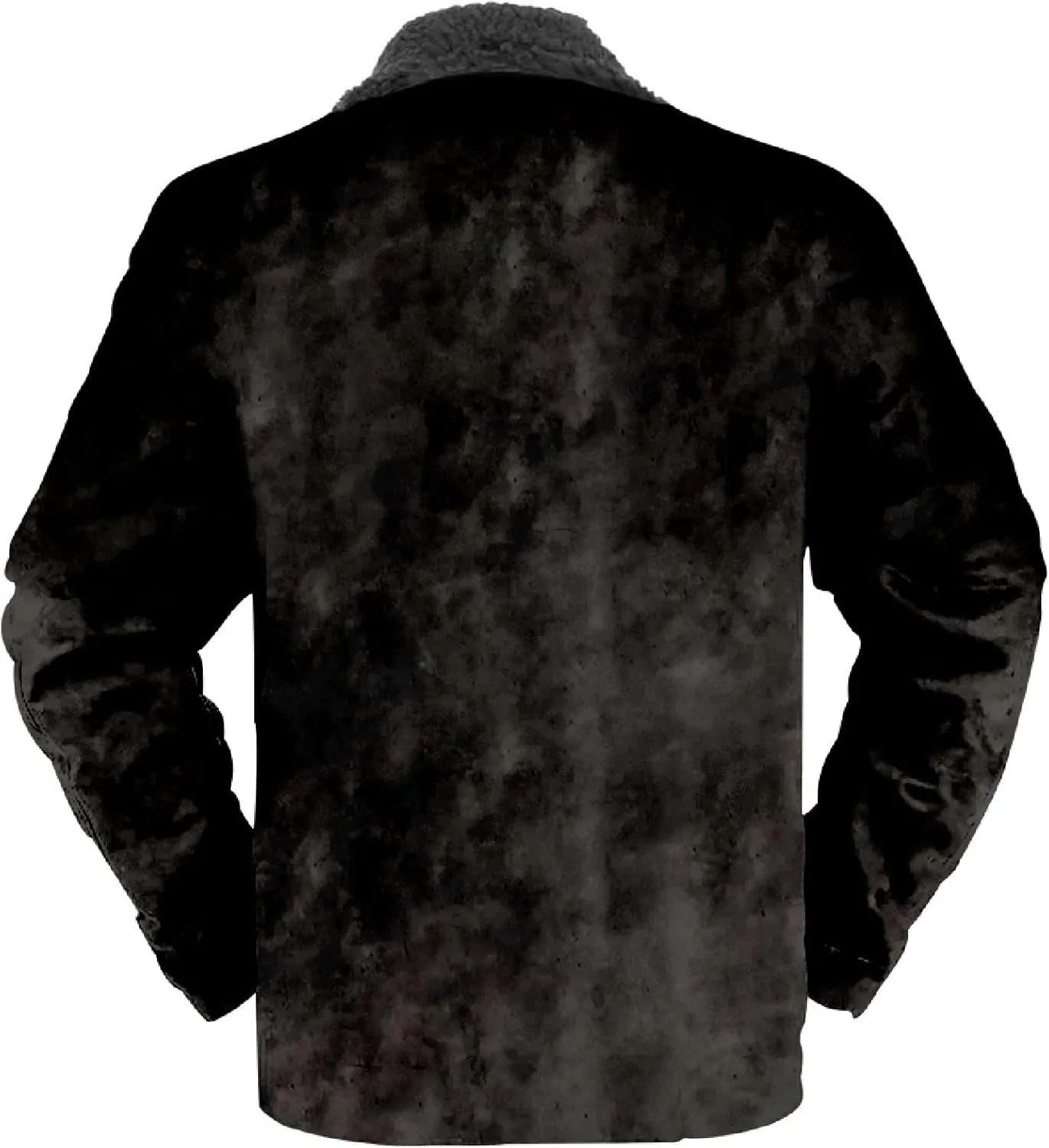 LCMTWX Men's Fleece Lined Flannel Shirt Jacket Button Down Pocket Long Sleeve Shirt Patchwork Jacket Casual Long Sleeve