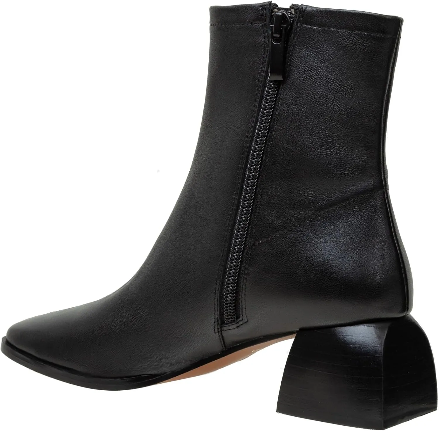 Linea Paolo - SAYLOR - Womens Block Heel Leather Ankle Boots